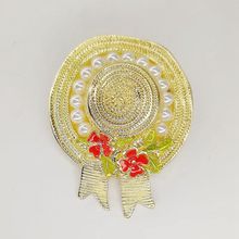 YDGY-broche con diamantes de imitación para sombrero grande, pasadores y broches de flores Vintage, pañuelo con joyas de moda, hebilla de joyería 2024 - compra barato