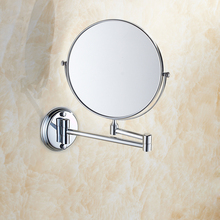 BAKALA Dual Makeup mirrors 1:1 and 1:3 magnifier Copper Cosmetic Bathroom Double Faced Bath Mirror wall mirror  BR-6738 2024 - buy cheap