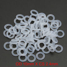 OD 10mm x CS 2.4mm silicone rubber oring gaskets oring set rubber o rings 2024 - buy cheap