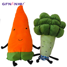 1pc 55/70cm Cartoon Vegetables Plush toy Creative Carrot Broccoli Plush Pillow Stuffed soft toys for Children Kids Birthday Gift 2024 - buy cheap