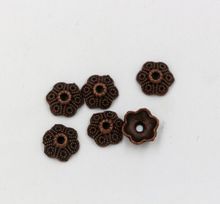 Hot !  100pcs Ancient copper Alloy Retro Bead caps Jewelry Accessories 11mm    za121 2024 - buy cheap