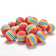 20PCS Funny Golf Swing Training Aids Indoor Practice Pet Cat Kitten Soft Sponge Foam Rainbow Balls Dia.40mm 2024 - buy cheap