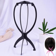 1pc Wig Stand Plastic Wig Holders Display Portable Folding Stable Wig Stand Tool  7*35cm 2024 - buy cheap