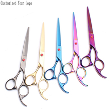 7" 19.5cm JP Stainless Customized Brand Dog Grooming Scissors Straight Scissors Pets Shears Cutting Shears Animal Scissors C4007 2024 - buy cheap