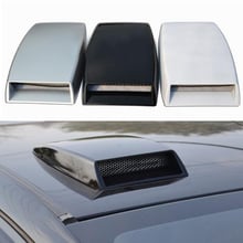 Universal Car Decorative 3D Air Flow Intake Scoop Bonnet Vent Cover Hood Engine Cover Decor 3 Colors 2024 - buy cheap