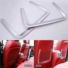 YAQUICKA-Bolsa de red de bolsillo trasero para asiento de coche, pegatina de cubierta embellecedora para Maserati Ghibli 2014-2017, molduras de estilo, 2 uds. 2024 - compra barato