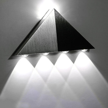 Cool White Triangle LED Wall Light Lamp 5W Aluminum Modern Home Lighting Indoor Outdoor Decoration AC90-264V 2024 - buy cheap