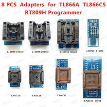 Kit de conector adaptador de programador SOP8 + SOP16 + PLCC32 + PLCC44, adaptador para TL866CS TL866A EZP2010 RT809H, 8 Uds. 2024 - compra barato