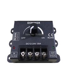 Regulador de intensidad de frecuencia led, 1 canal, 2 unids/lote, DC 12-24V 2024 - compra barato