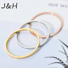 Charm Round Rings For Women Thin Alloy Wedding Ring Simplicity Fashion Jewelry Joint Ring Tail Ring Birthday Gift 2024 - buy cheap