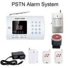 Система безопасности для домашней сигнализации беспроводной 433 МГц PSTN номер сетевого вызова дистанционное управление PIR датчик двери Открытый датчик сигнализации 2024 - купить недорого
