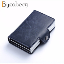Bycobecy  Smart Wallet Pop Up Women Credit Card Holder High Quality RFID Blocking Multifunctional ID Card Case 2019 Luxury 2024 - buy cheap