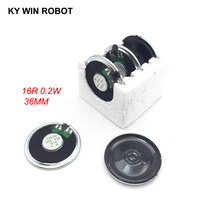 5pcs/lot New Ultra-thin speaker 16 ohms 0.2 watt 0.2W 16R speaker Diameter 36MM 3.6CM thickness 5MM 2024 - buy cheap