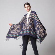 TagerWilen роскошный бренд 2018 женский зимний теплый шарф шаль геометрическое поперечное одеяло вязаное кашемировое Пончо Накидки Пашмина 149 2024 - купить недорого