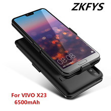 ZKFYS Ultra Slim Battery Charger Cover For VIVO X23 Battery Cases 6500mAh Portable Power Bank External Charging Battery Case 2024 - buy cheap