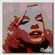 Popular wall paintings for home decoration Marilyn Monroe pop art paintings for friends gift canvas wall art 2024 - buy cheap