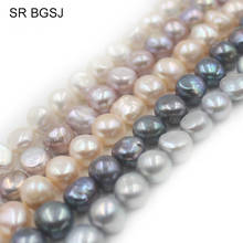 Free Shipping 10-11mm 5 Colors Freeform Potato Freshwater Natural Pearl Beads Jewelry Making Pearls Strand 15" 2024 - buy cheap