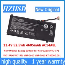 Bateria de laptop original, 11.4v, 4605 wh, mah, ac14a8l, nova, para laptops acer aspire drive drive embutido 2024 - compre barato