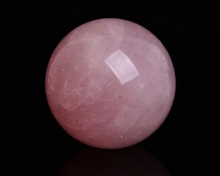 002205 NATURAL PRETTY Pink ROSE QUARTZ CRYSTAL SPHERE BALL HEALING 45MM + free stand& 2024 - buy cheap