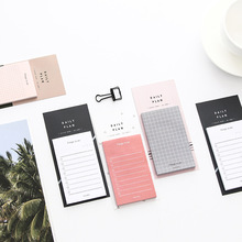 Coloffice  2PCs/100 Sheets Korea Creative  To Do List Check List Sticky Notes Memo Pad Notepad School Office Supplies Stationery 2024 - buy cheap