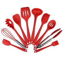 10PCS Silicone Kitchenware Cooking Utensils Set Heat Resistant Kitchen Non-Stick Cooking Utensils Baking Tools Cooking Tool Sets 2024 - buy cheap