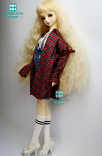 BJD accessories doll clothes girl dress for 1/3 BJD doll fashion qualities Casual Cat ear denim dress 2024 - buy cheap
