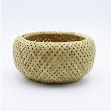 Bamboo Handmade Woven Storage Basket Double  Bird's Nest Fruit Basket Fruit Plate Snacks Desktop Organizer Drying dustpan cage 2024 - buy cheap