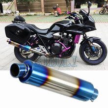 51MM Universal Motorcycle Modified Exhaust Pipe Muffler Scooter FOR Honda CBR125 CBR250 CB400 CB600 YZF FZ400 MT03 SC042 2024 - buy cheap