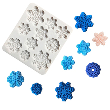 Snowflake Silicone Mold Fondant Cake Decorating Tools Sugarcraft Candy Clay Mold Cookie Cupcake Chocolate Baking Mold 2024 - buy cheap