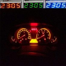 Vermelho/azul/verde display led mini digital 3.8 v-30 v voltímetro testador medidor de painel de tensão para eletromobile motocicleta carro #292364 2024 - compre barato