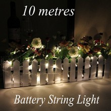10M 80 Led Battery Led String Light Battery Operated Fairy Party Wedding Christmas Flashing LED Strip (not included AA battery) 2024 - buy cheap