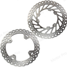 Para Honda CR 125 R E 2002-2008 frente de disco de freno trasero disco Rotor Kits de CR125R CR125E CR125 125R 125E 2003, 2004, 2005, 2006, 2007 2024 - compra barato