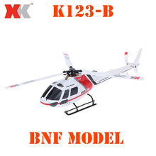 BNF Model Original XK AS350 K123-B 6CH 3D 6G System Brushless Motor BNF RC Helicopter 2024 - купить недорого