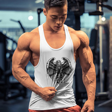 Men's Cotton Y Back Stringer Bodybuilding Gym Tank Top Workout Fitness Vest 2024 - buy cheap