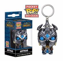 Funko POP популярная игра персонажа, WOW fall of lich king ARTHAS brinquedos брелок, фигурка, игрушки для детей, подарок 2024 - купить недорого