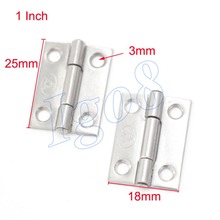 20PCS Cabinet  Door Hinges 1" Stainless Steel Butt Hinge 2024 - buy cheap