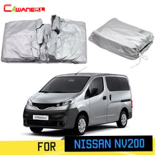 Cawanerl Full Car Cover MPV Outdoor Sun Rain Snow Scratch Protection Cover For Nissan NV200 2010-2019 2024 - buy cheap