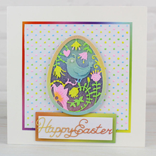 New Word "Happy Easter" Die Cut Stencil Craft Embossing Paper Card Photo Making DIY Template Scrapbooking Handmade Decoration 2024 - buy cheap