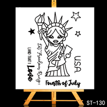 ZhuoAng Statue of Liberty Clear Stamps/Card Making Holiday decorations For  scrapbooking Transparent stamps 10*10cm 2024 - buy cheap