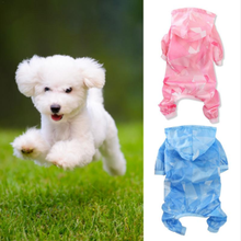 mylb Small Dog Raincoat Waterproof Hooded Dog Clothes Four-Legged Poncho Rain Jacket Safety Jumpsuits Pet Clothing Apparel XS-XL 2024 - buy cheap