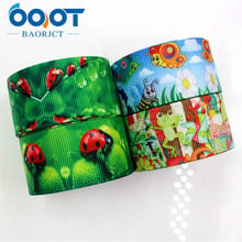 OOOT BAORJCT 176206 25mm 10yard Cartoon Ribbons Thermal transfer Printed grosgrain Wedding Accessories DIY handmade material 2024 - buy cheap