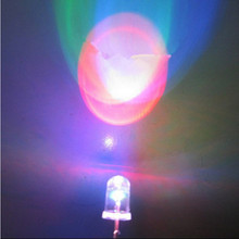 1000 piezas 3mm RGB 7 color lento flash LED diodo emisor de luz (LED) colorido F3 mm 2-PIN envío gratis 2024 - compra barato