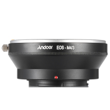 Andoer câmera lente adaptador anel montagem para panasonic olympus micro m4/3 montagem corpo da câmera para canon eos lente para caber 2024 - compre barato