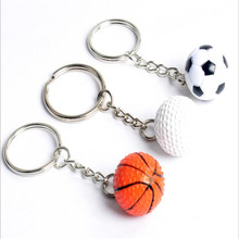 Llavero deportivo para hombre, accesorio para llaves de coche, para fútbol, baloncesto, pelota de Golf, colgante, regalo, B164 2024 - compra barato