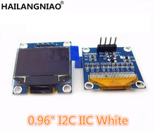 HAILANGNIAO 10 pcs branco 128X64 OLED LCD Módulo Display LED 0.96 "I2C CII SPI Serial 128*64 novo 2024 - compre barato