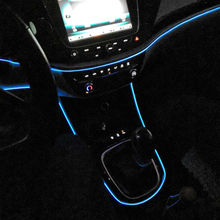 Tira de luces LED de ambiente Interior para coche, accesorios flexibles para Ssangyong Rexton Musso XLV Tivoli Korando Rodius Actyon 2024 - compra barato