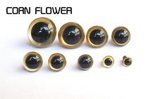 Hot Color  Gold Color Plastics Safety Eyes With Washer--9 Size can choose--5-18mm from CORN FLOWER 2024 - buy cheap