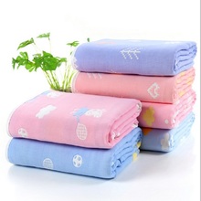 Children Cotton Baby Towel Blankets Kids Multifunctional Bath Shower Towel Swaddle  Muslin Swaddle Wraps Newborn Cotton 80*80cm 2024 - buy cheap