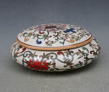 Exquisite Chinese Antique Imitation Compressed Famille Rose Ceramic Flowers Designs Jar / Pot 2024 - buy cheap