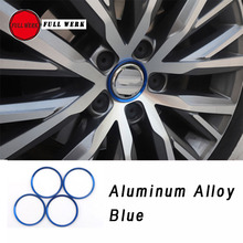 Durable Alu Alloy Car Styling Wheel Hub Decoration Ring Trim Sticker for VW CC Magotan B7 Tire Rim Cover Exterior Accessories 2024 - buy cheap